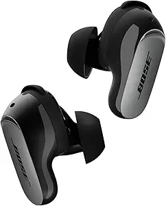 Bose QuietComfort Ultra Earbuds (2nd Gen) – Wireless Noise Cancelling Earbuds with Mic, Immersive Audio, USB-C Charging, Up to 6 Hours Battery, IPX4 Rating, Black