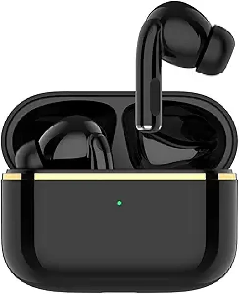 TW300 Wireless Earbuds: Deep Bass, Gaming Sound, Black