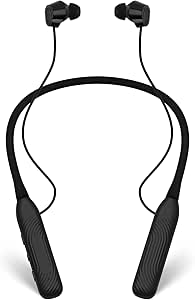 Neckband Bluetooth Headphones（1-Year Quality Support) , 1000H Extra Long Battery Life with Magnetic Earphones,Wireless Earbuds with Mic,Waterproof In-Ear Headset for Sports/Workout/Office (Black)
