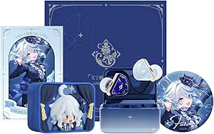 Genshin Impact Furina Bluetooth Earphones Gift Set