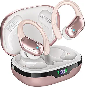 Gold Wireless Earbuds: 80Hrs Playtime & Noise Canceling