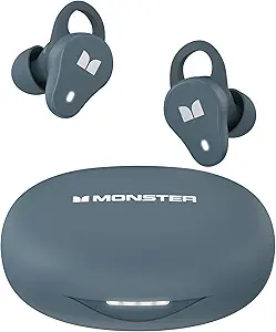 Monster N-Lite 210 Earbuds: 32H Playtime & Waterproof