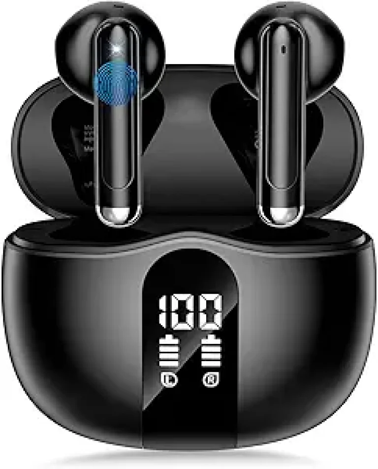 Bluetooth 5.4 Wireless Earbuds: 50H Play, HiFi, Waterproof