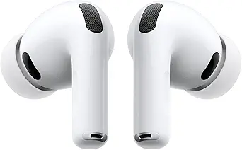Apple AirPods Pro 3 Wireless Earbuds, Active Noise Cancellation, Live Translation, Heart Rate Sensing,Hearing Aid Feature,Bluetooth Headphones,Spatial Audio, High-Fidelity Sound, USB-C Charging, White