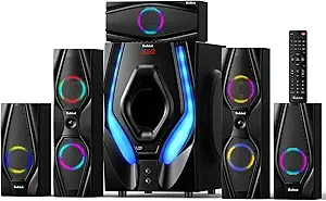 Bobtot Home Theater Systems Surround Sound Speakers – 1200 Watts 10 inch Subwoofer 5.1/2.1 Channel Audio Stereo System with ARC Optical Bluetooth Input for 4K TV Ultra HD AV DVD FM Radio USB
