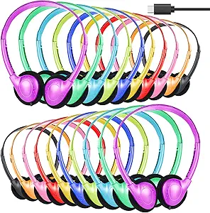 20-Pack USB-C Headphones for Kids – Classroom Ready