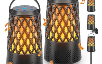 2026 Outdoor Speakers: IPX6 Waterproof, Bluetooth 5.3, 100-Sync