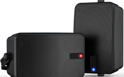 400W IPX5 Outdoor Bluetooth Speakers: Sync 100+ Pair