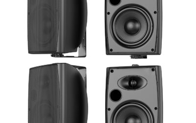 6.5″ 800W Waterproof Bluetooth Outdoor Speakers (4-Pack, Black)