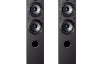 Sony SS-CS3 3-Way 4-Driver Floor-Standing Speaker – Pair (Black)
