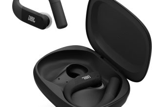 JBL Endurance Peak 4 – True Wireless Noise Cancelling Sport Earbuds, Up to 48Hrs Total Playback, Water & dust Proof (IP68), Secure fit with TwistLock™ Design, & 6 mics for Perfect Calls (Black/Grey)