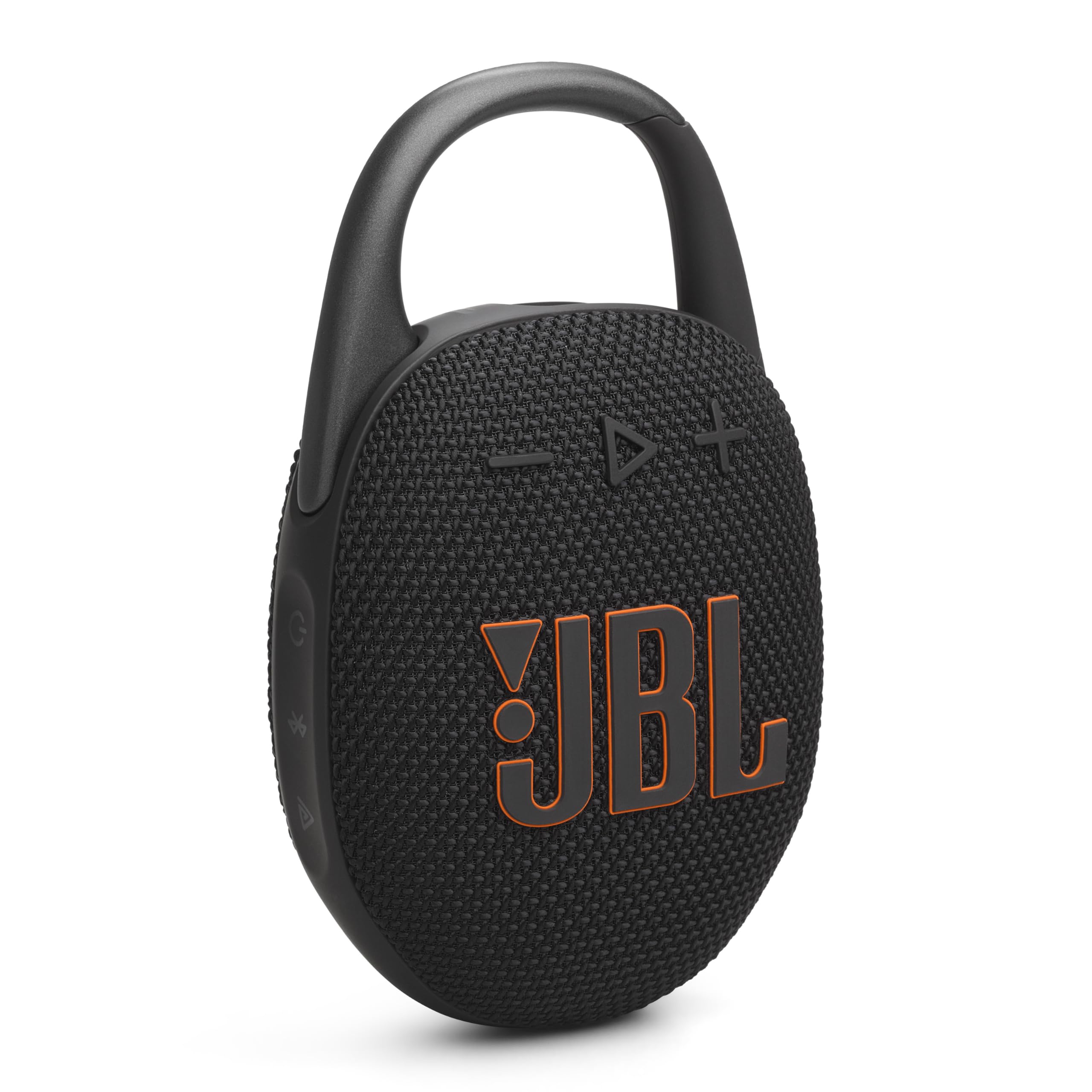 JBL Clip 5 – Ultra-Portable, Waterproof & Dustproof Bluetooth Speaker, Big JBL Pro Sound with Punchy bass, Integrated Carabiner, Up to 12 Hours of Play, Made in Part with Recycled Materials (Black)