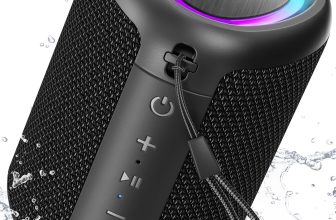 Portable Bluetooth Speaker Valentines Gifts For Him: Powerful Crystal Clear Sound/Romantic Light/IPX5 Waterproof/All Day Playtime/BT 5.3/TWS Paring,Small Wireless Speaker for Outdoor|Travel|Date Night