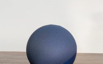 Amazon Echo Dot (Latest) Deep Sea Blue: Vibrant Alexa Speaker