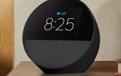 Amazon Echo Spot (Latest): Alexa+ Smart Alarm Clock – Black