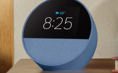 Amazon Echo Spot (Newest): Smart Clock in Ocean Blue