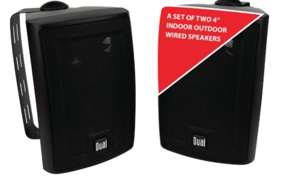 Dual LU43PB 4″ 3-Way Weatherproof Speakers