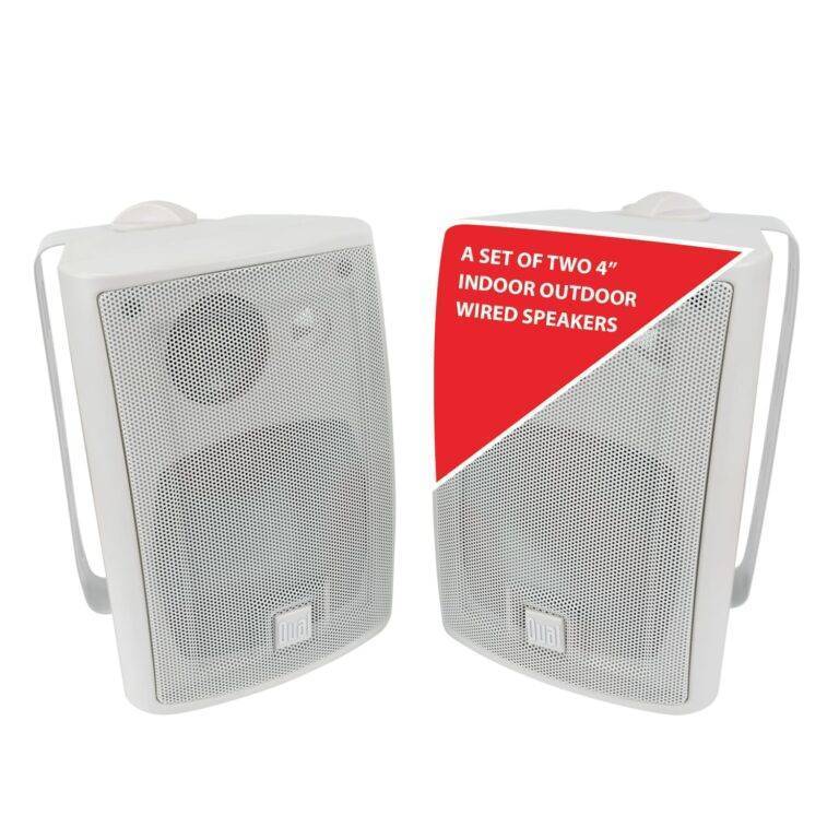 Dual LU43PW 4" 3-Way Weather-Resistant Outdoor Speakers