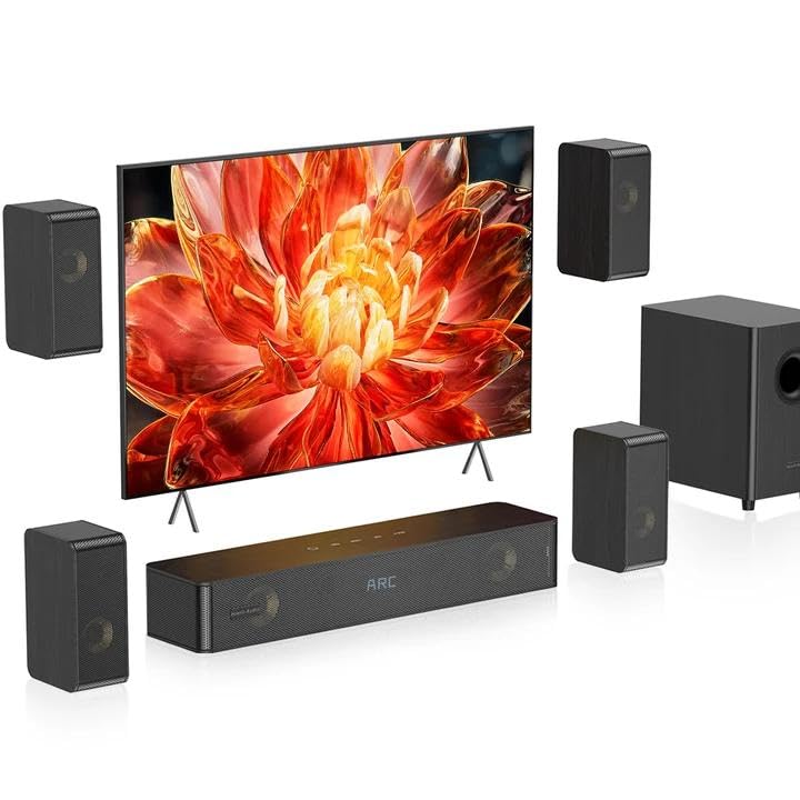HiPulse N512 400W 5.1.2 Wooden Surround Soundbar