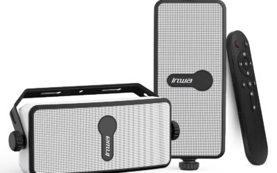 Inwa 200W IPX5 Outdoor Bluetooth Speakers Pair w/ Auracast
