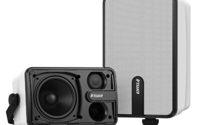 Inwa IPX5 Waterproof Bluetooth Outdoor Speakers (2-Pack)