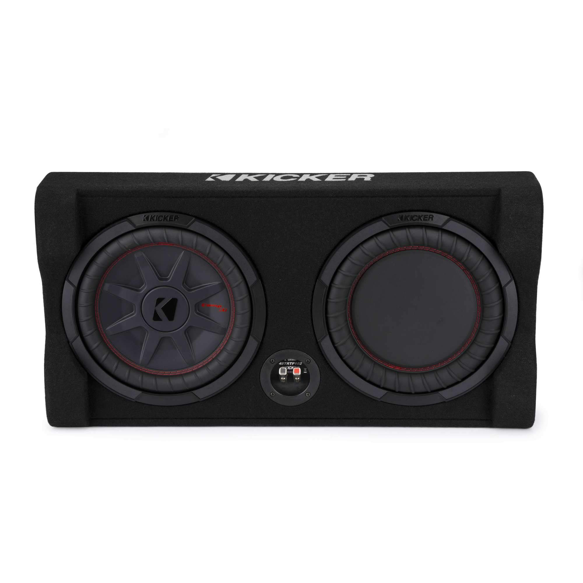 KICKER 48TRTP102 10″ Down Firing Sub & Passive Radiator, 2-Ohm