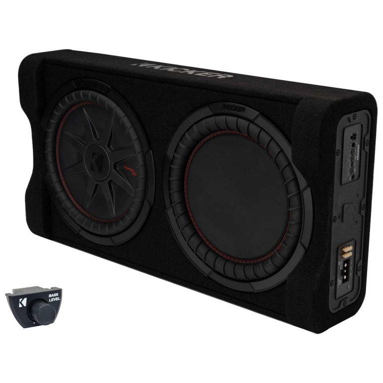 Kicker 51PTRTP12 - TRTP 12" 500w Powered Down Firing Loaded Subwoofer Enclosure