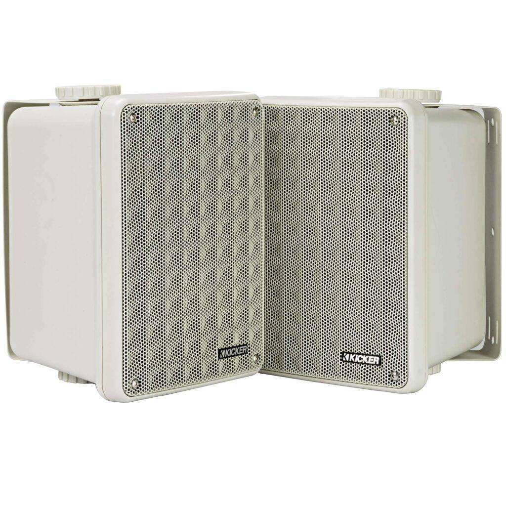 KICKER KB6B Weatherproof 6.5" Speakers Pair - Indoor/Outdoor