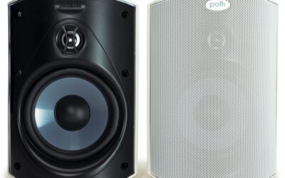 Polk Audio Atrium 4 Outdoor Speakers: Powerful Bass (White Pair)
