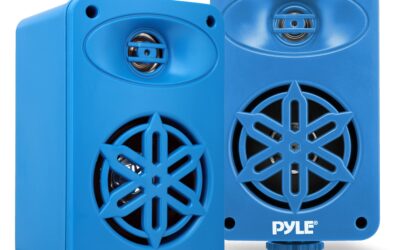 Pyle 200W Waterproof Indoor/Outdoor Speakers Pair (Blue)