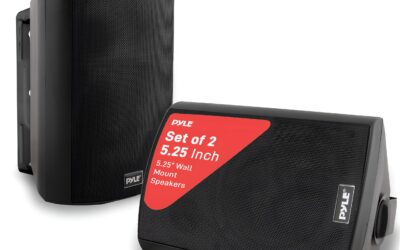 Pyle PDWR52BTBK Waterproof Bluetooth Wall Mount Speakers
