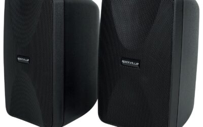 Rockville WET-40B 4″ IPX55 Waterproof Wall Speakers (Pair)
