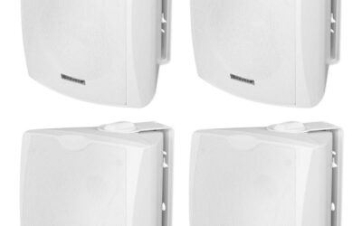 Rockville WET-5W 5.25″ IPX55 70V/100V Wall Speakers, 4-Pack