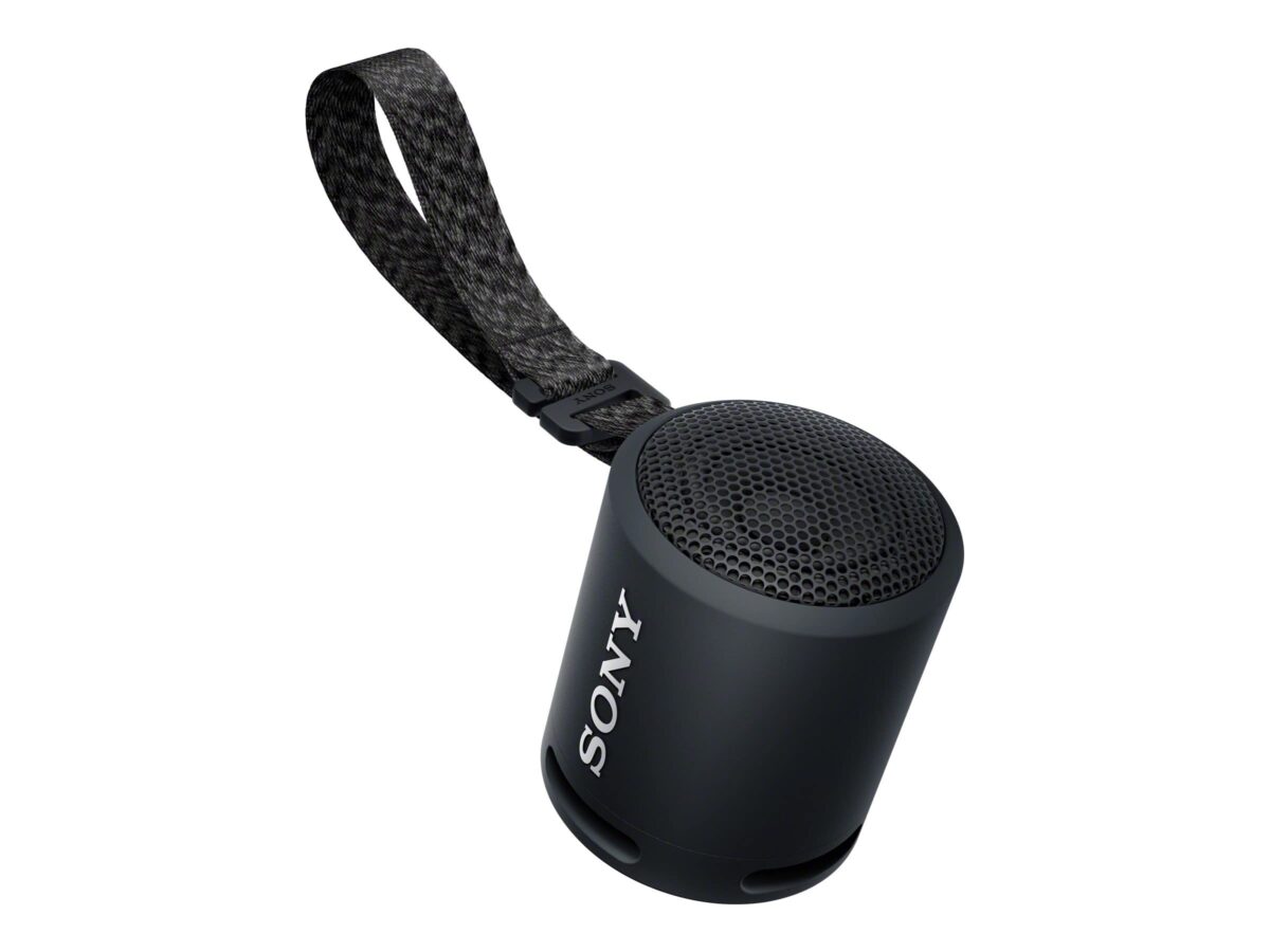 Sony Compact Waterproof Bluetooth Speaker – Extra Bass, Black