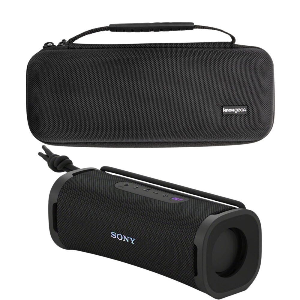Sony SRS-ULT10B ULT Field Speaker Black + Hard Case Bundle