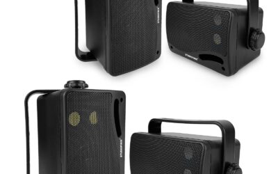 STUDIOFINIX 400W Waterproof Bluetooth Outdoor Speakers (2 Pairs)