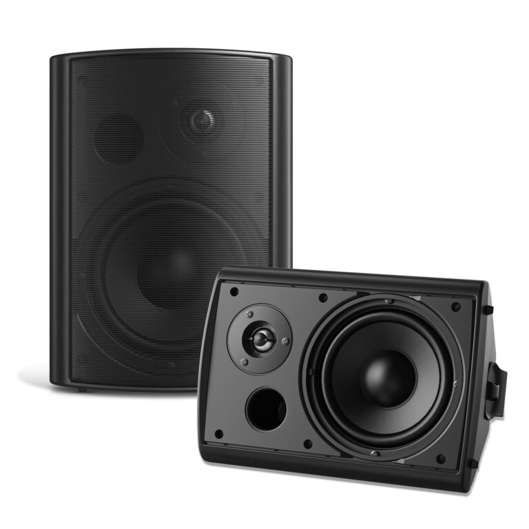 STUDIOFINIX 6.5" 400W Waterproof Outdoor Speakers (Black)