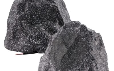 Theater Solutions 2R8G Granite Rock Outdoor Speakers (Pair)