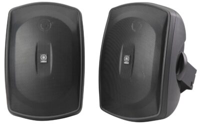 Yamaha NS-AW190BL Black 2-Way Indoor/Outdoor Speakers Pair