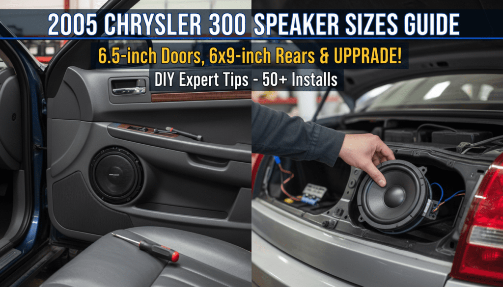 2005 Chrysler 300 Speaker Sizes Guide
