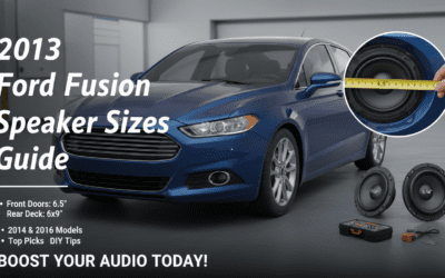 2013 Ford Fusion Speaker Sizes Guide