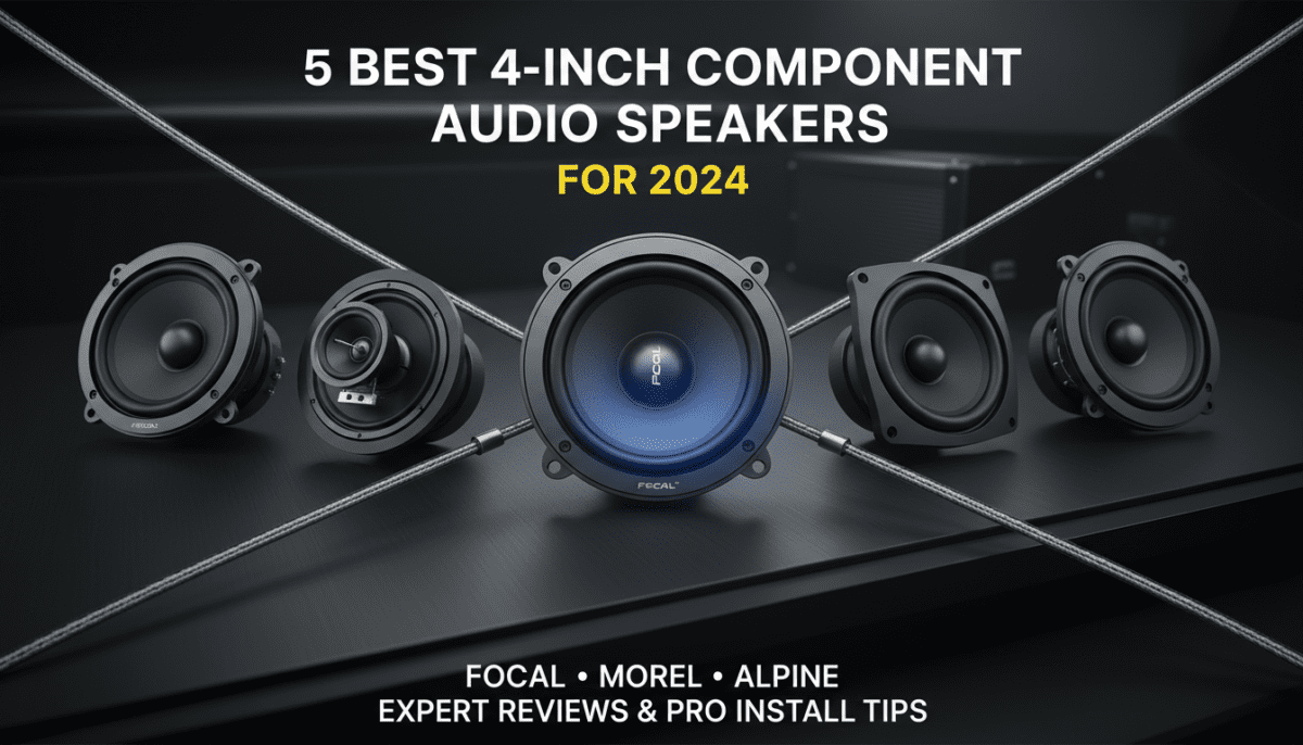 5 Best 4-Inch Component Audio Speakers for 2024