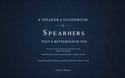 A Speakers Guidebook Text & Reference & Launch Pad: 2024 Guide