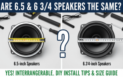 Are 6.5 & 6 3/4 Speakers the Same?