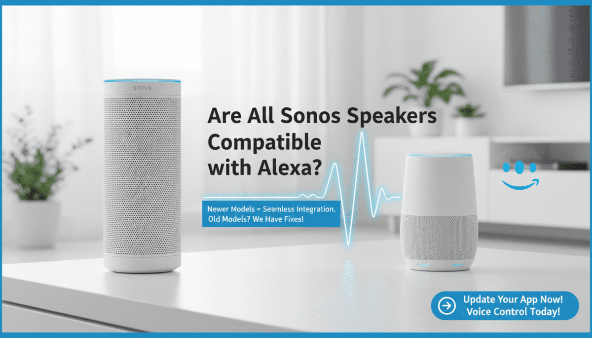 Are All Sonos Speakers Compatible with Alexa?