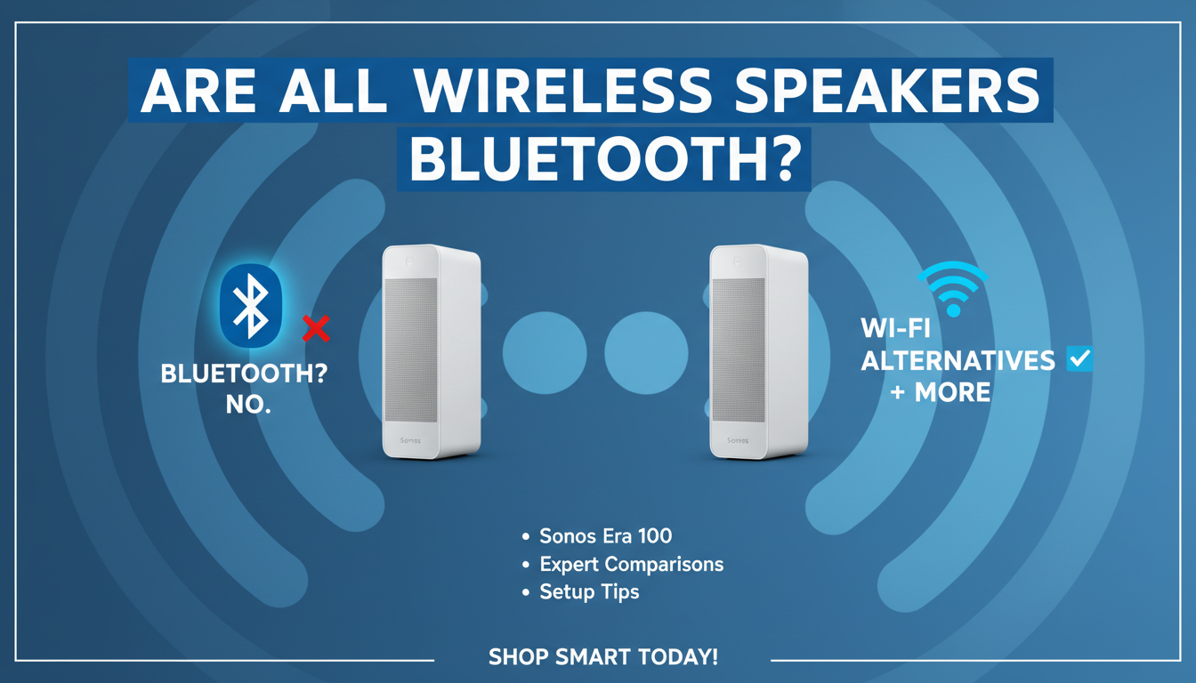 Are All Wireless Speakers Bluetooth?