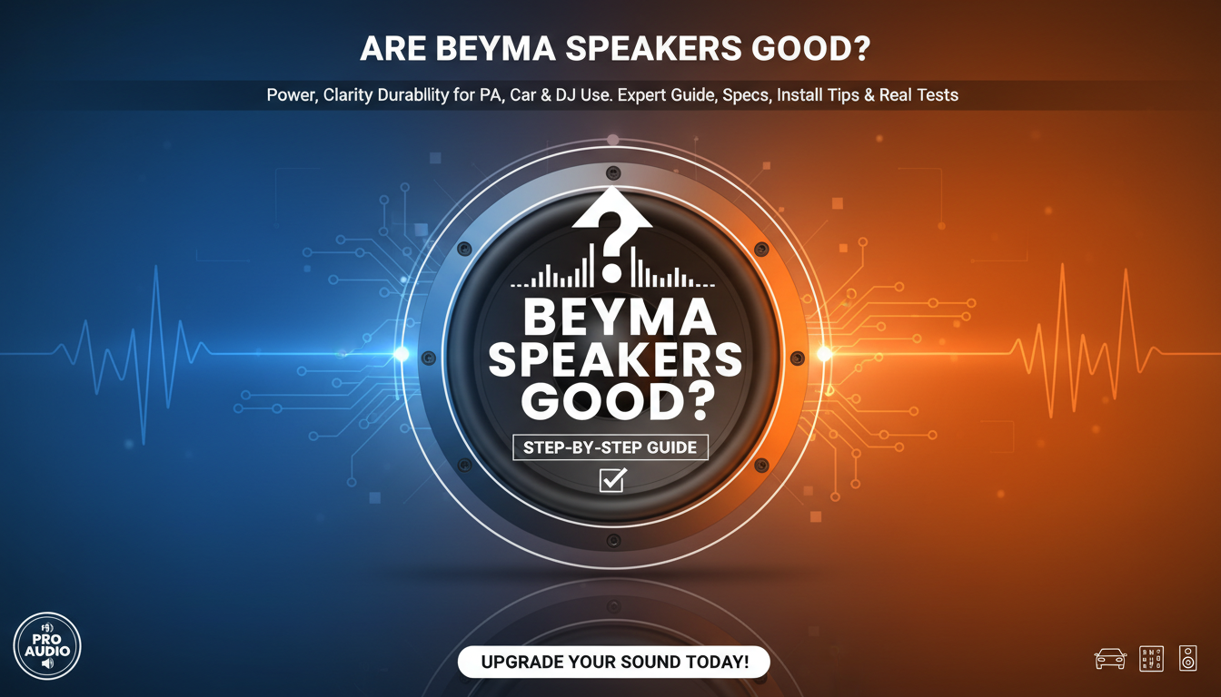 Are Beyma Speakers Good? Step-by-Step Guide Are Beyma Speakers Good? Step-by-Step Guide