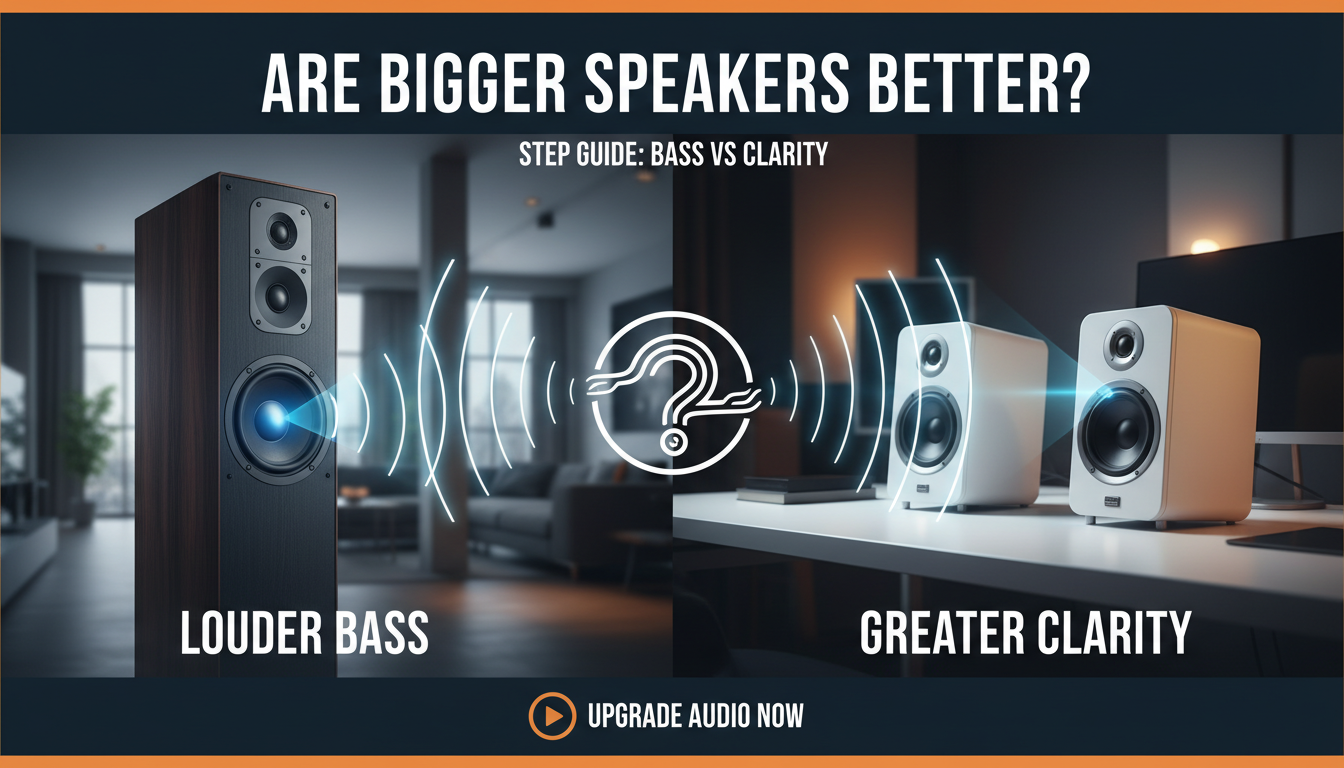 Are Bigger Speakers Better? Step Guide