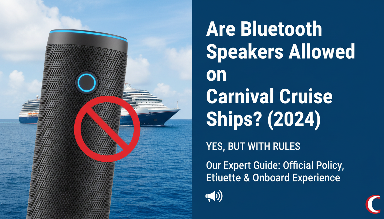 Are Bluetooth Speakers Allowed on Carnival Cruise Ships? (2024)