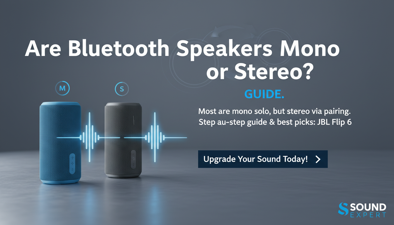 Are Bluetooth Speakers Mono or Stereo? Guide